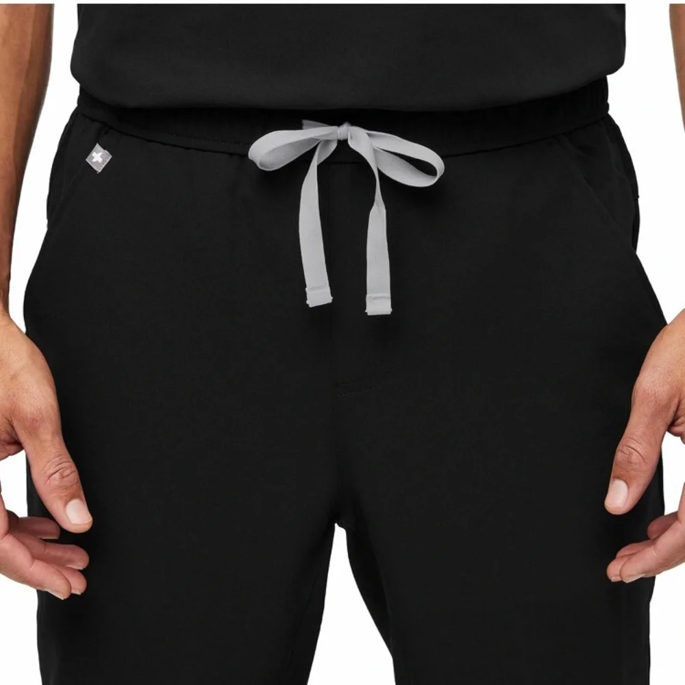 Figs Tansen Jogger Scrub Pants Black Men's Large Medical Professional MXXSW2004